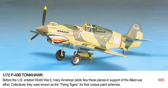 Available To Order – Curtiss P-40B Tomahawk 1:72 (ACA 12456)