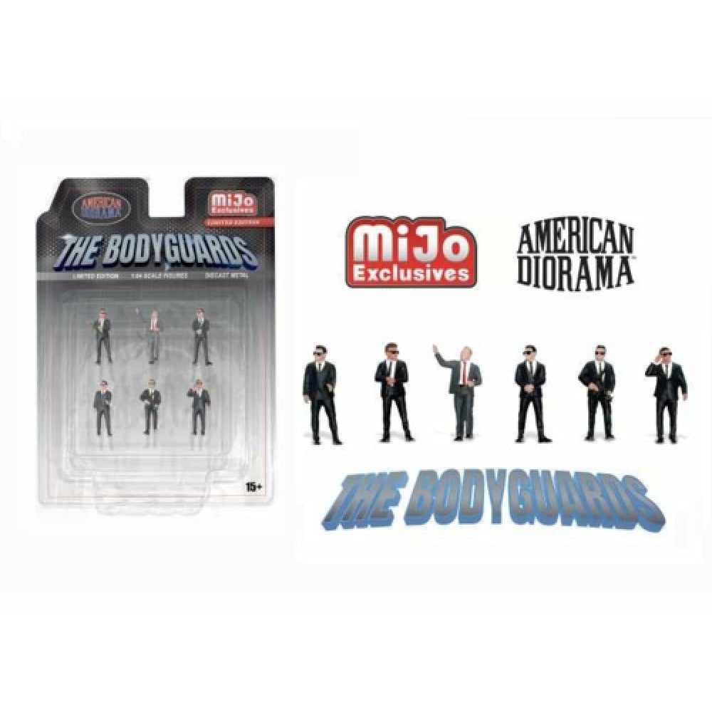 Available to Order – The Bodyguards, Diecast Figures 1:64 American Diorama Model (AD2421MJ)