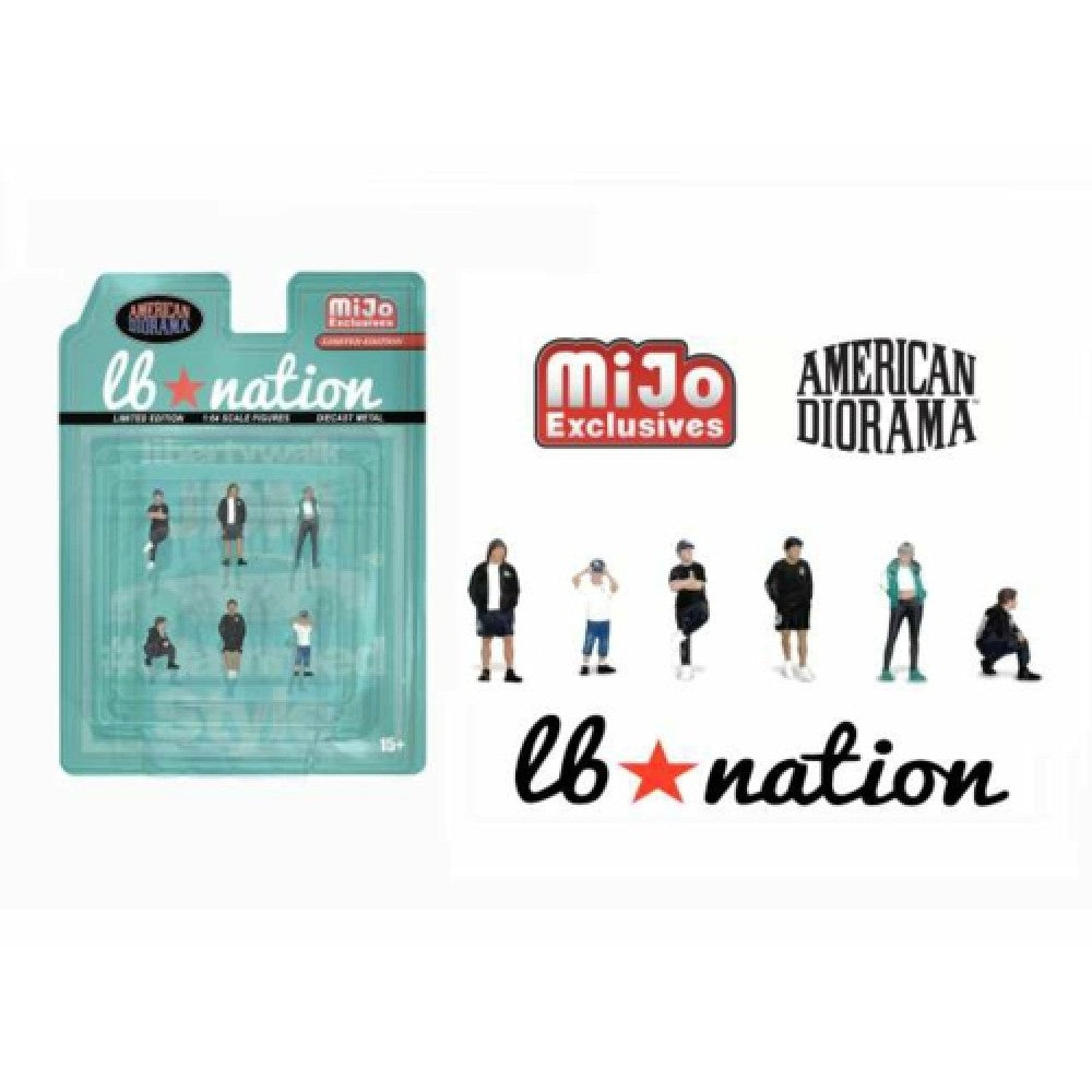 Available to Order – Lb Nation, Diecast Figures 1:64 American Diorama Model (AD2422MJ)