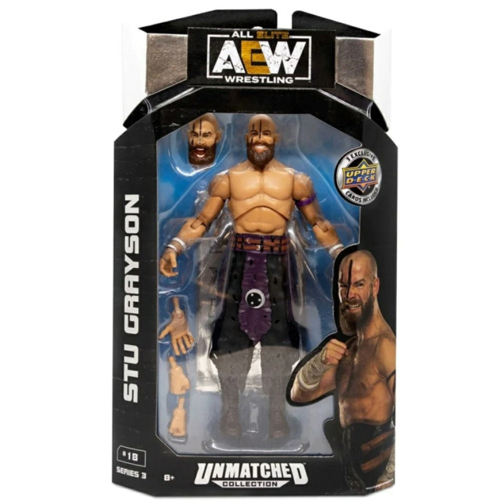 Available to Order – X6 AEW Figure Stu Grayson Jazwares Model (AEW0174)