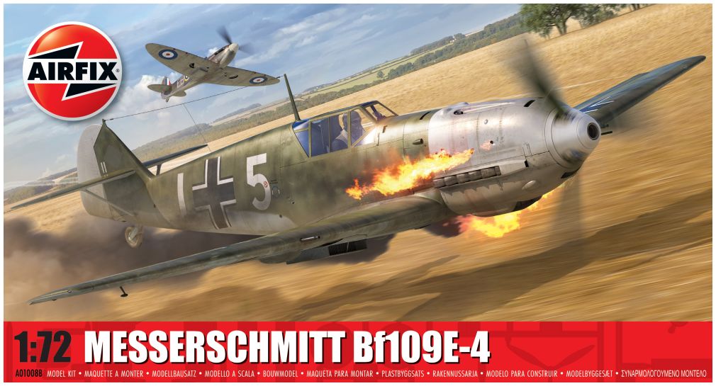 Available To Order – Messerschmitt Bf109E-4 1:72 Airfix Model (AIR 01008B)