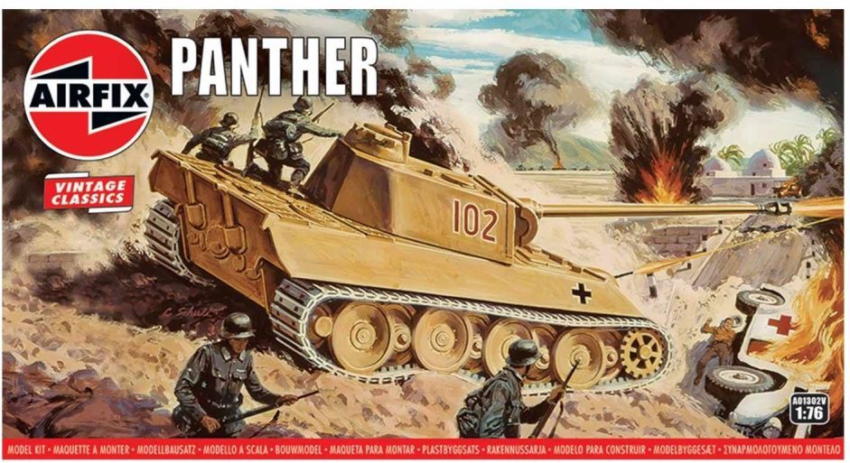 Available to Order – Panther 1:76 Airfix Model (AIR 01302V)