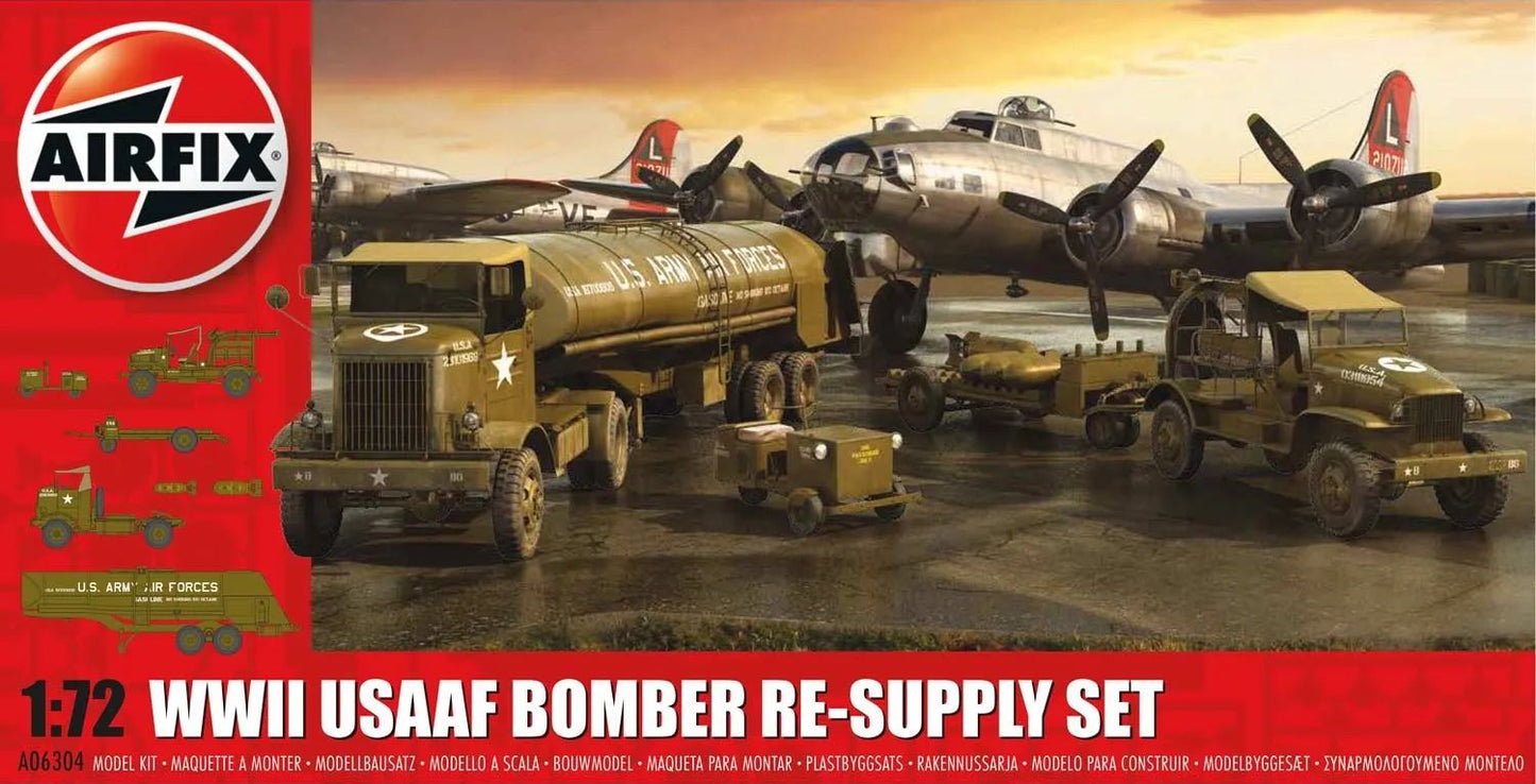 Available to Order – WWII USAAF 8th Bomber Resupply Set 1:72 (AIR 06304)