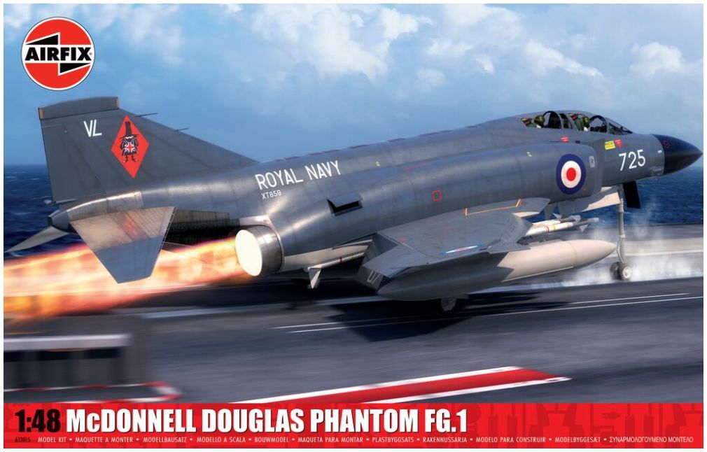 McDonnell Douglas Phantom FG.1 1:48 Airfix Model