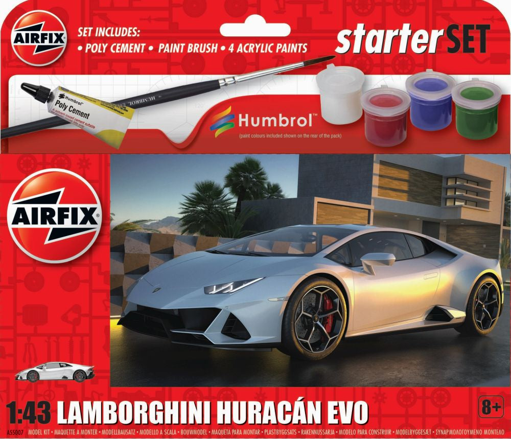 Available to Order – Starter Set - Lamborghini Huracan 1:43 Airfix Model (AIR 55007)