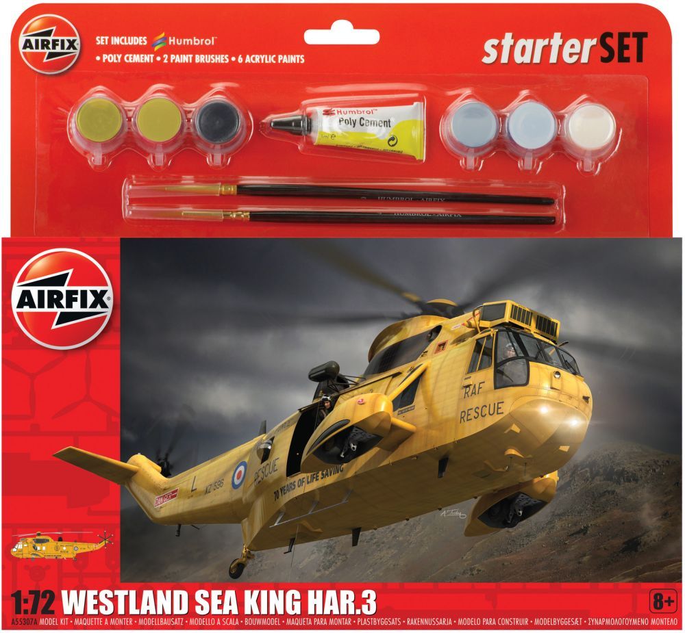 Hanging Gift Set Westland Sea King HAR.3 1:72 Airfix Model
