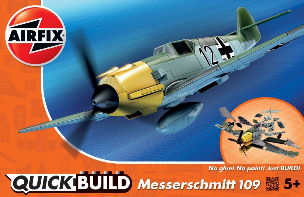Available To Order – QUICKBUILD Messerschmitt Bf109 Airfix Model (AIR J6001)