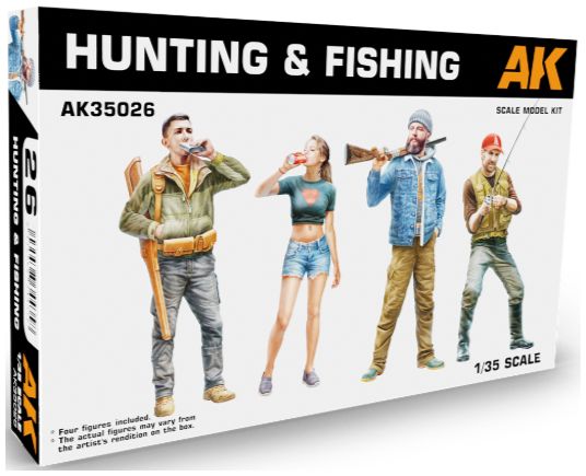 Available To Order – Hunting & Fishing 1:35 AK Interactive Model (AKI 35026)