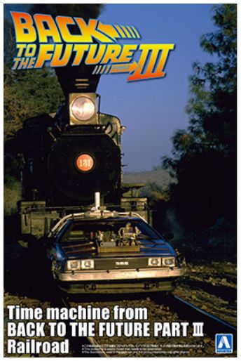 Available To Order – Back To The Future DeLorean Time Machine Part 3 Railroad Version 1:24 (AOS 06699)