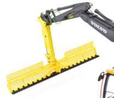 Hobelman MSL 620 Mowing Bucket with Extension Stick with S60 Connection 1:32 – diecast model