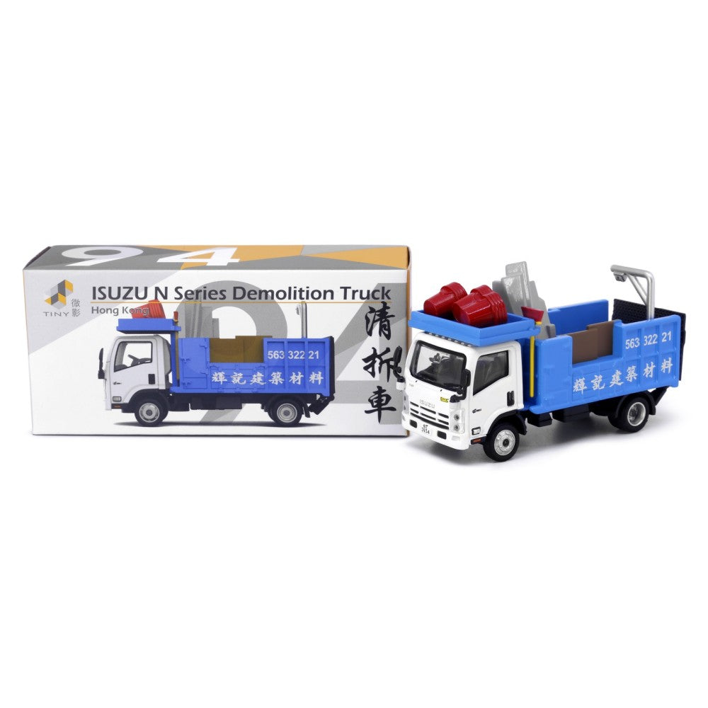 Available to Order – 94 Isuzu N Series Demolition Truck 1:76 Tiny City Model (ATC65068)