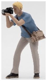 Available To Order – Jimmy Photographer Figurine 1:24 Atlantic Model (ATL 24027)