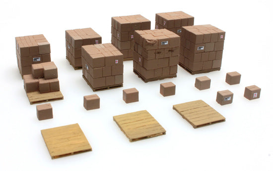 Break Bulk Cargo Boxes 1:87 Ready-Made, Painted 1:87 Artitec Model