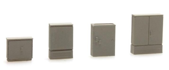 Available to Order – Switch Boxes Set B 1:87 Ready-Made, Painted 1:87 (ATT 387296)