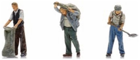 Coal Men (3x) Ready 1:220 Artitec Model