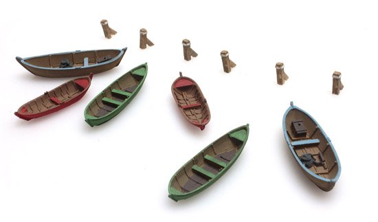 Available to Order – Rowboat 1:160 Resin Kit, Unpainted N Artitec Model (ATT 54107)
