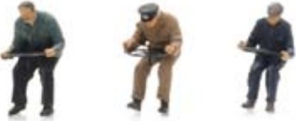Available To Order – Truck Drivers 1940s-1970s (3x) Ready Made Painted 1:87 Artitec Model (ATT 5870011)