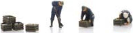 Available To Order – Farmers in the Field (3x) Ready Made Painted 1:87 Artitec Model (ATT 5870022)