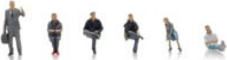 Available to Order – Passengers (6x) Ready Made Painted 1:87 Artitec Model (ATT 5870025)