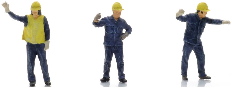 Available To Order – Locomotor Crew pre-1990 (3x) Ready-Made Figures 1:87 Artitec Model (ATT 5870036)