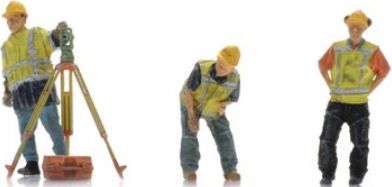 Available To Order – Track Surveyors w/Theodolite Post-1990 1:87 Artitec Model (ATT 5870038)