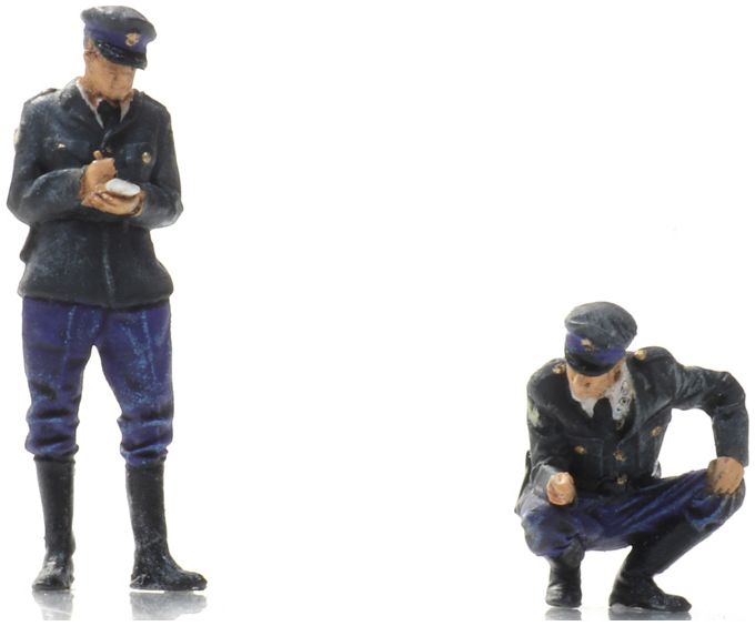 Available To Order – State Police (2x) Ready-Made Figures 1:87 Artitec Model (ATT 5870057)