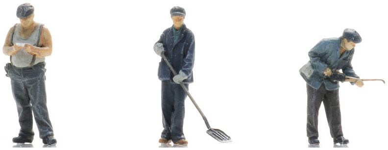 Available To Order – Depot Personnel Putz (3x) (DB) Ready-Made Figures 1:87 Artitec Model (ATT 5870081)