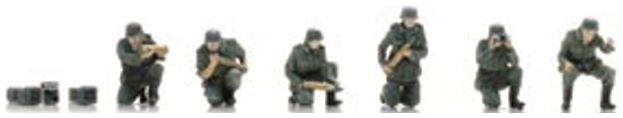 Available to Order – PAK Crew in Action (x6) (WM) Ready 1:87 Artitec Model (ATT 5870110)