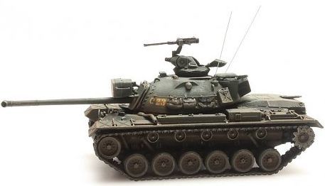 US M48 A2 Combat Ready Vietnam War 1:87 Ready-Made, Painted 1:87 Artitec Model
