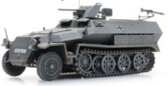 Sd.Kfz. 251/10 Ausf. C, 3.7cm Pak Grey WM ready 1:87 1:87 Artitec Model