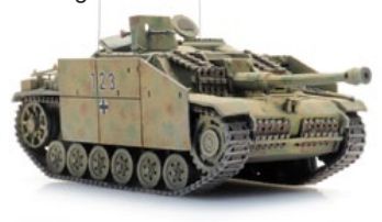 StuG III Ausf. G, 3-Tone Camouflage WM ready 1:87 1:87 Artitec Model