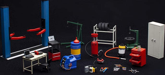 Available to Order – Garage Kit Set Version 2 1:18 (AUT 49111)