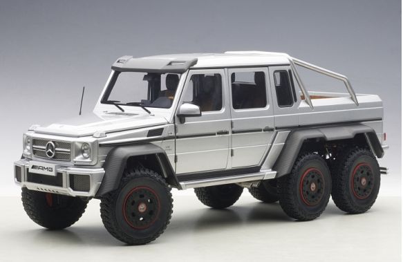 Available to Order – Mercedes G63 AMG 6x6 2013 - Silver 1:18 (AUT 76301)