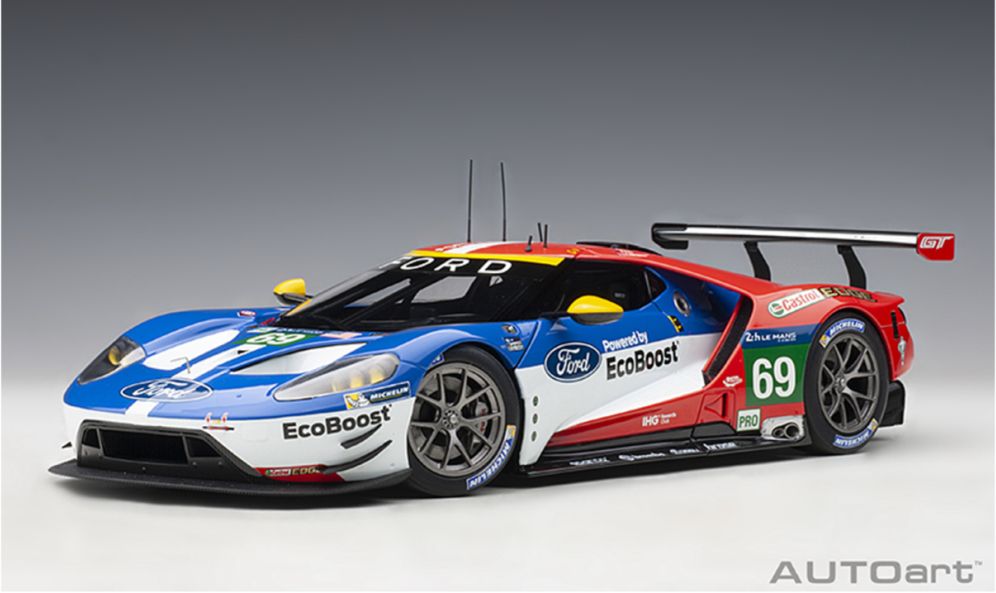 Ford GT Le Mans 2016 #69 Brisoe/Dixon/ Westbrook 1:18 AutoArt Model