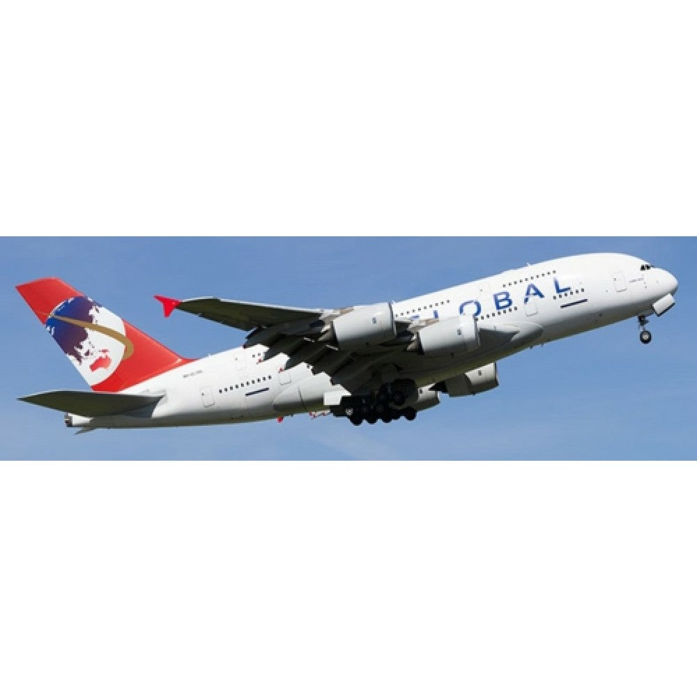 Available To Order – AV4285 - 1:400 9H-GLOBL GLOBAL AIRLINES AIRBUS A380-841 DETACHABLE GEAR AVIATION 400 Model (AV4285)