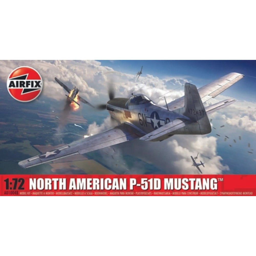 Available to Order – North American P-51D Mustang (Plastic Kit) 1:72 Airfix Model (AX01004B)
