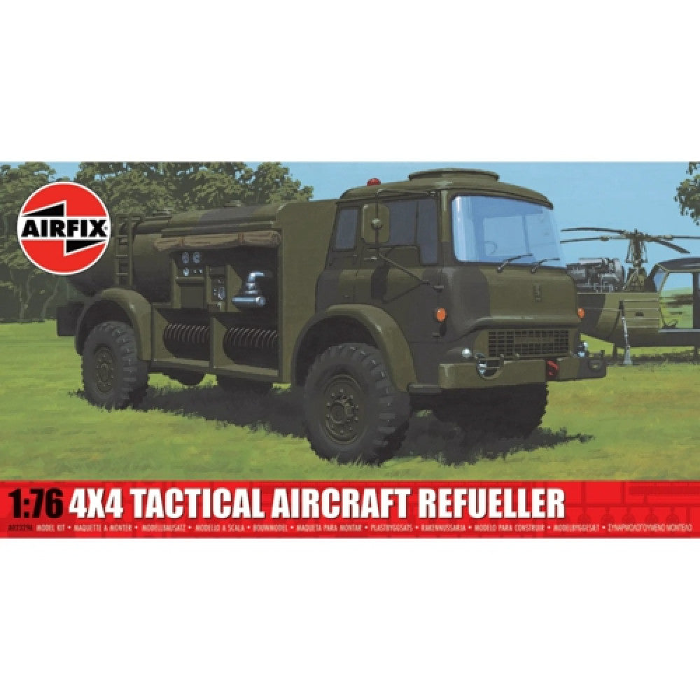 Available To Order – AX02329A - 1:76 4x4 Tactical Aircraft Refueller (plastic Kit) AIRFIX Model (AX02329A)