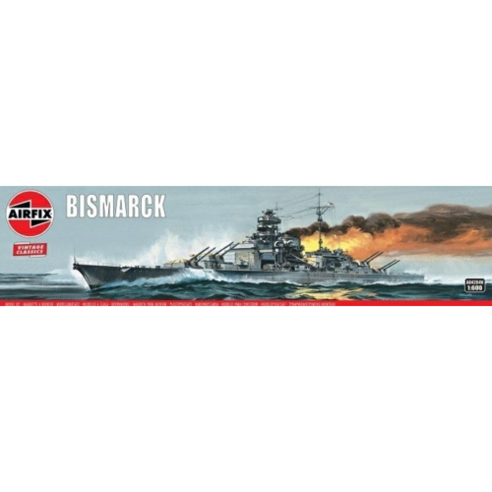 Available to Order – Bismarck (Plastic Kit) 1:600 Airfix Model (AX04204V)