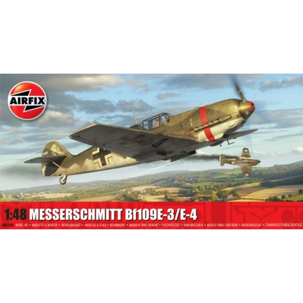 THIS ITEM IS AVAILABLE TO ORDER FROM OUR SUPPLIER - 1:48 AIRFIX AX05120C MESSERSCHMITT BF109E-3/E-4 (PLASTIC KIT)