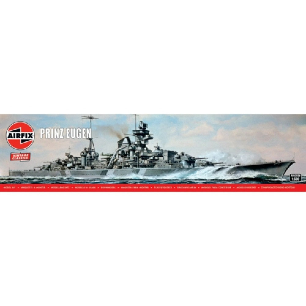 Available to Order – Prinz Eugen (Plastic Kit) 1:600 Airfix Model (AX05203V)