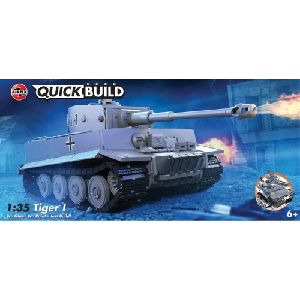 Available to Order – Quickbuild Tiger I Airfix Model (AXJ6041)