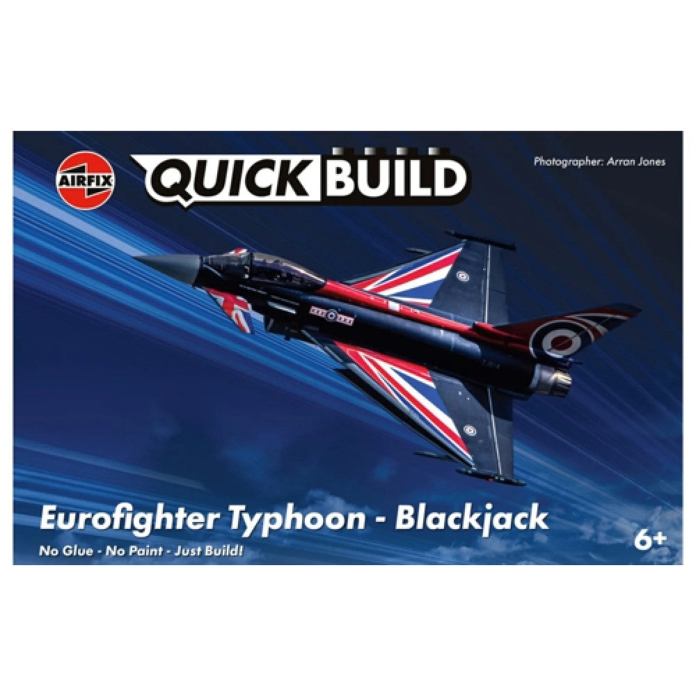 Available To Order – AXJ6059 - Quickbuild Eurofighter Typhoon - Blackjack (plastic Kit) AIRFIX Model (AXJ6059)