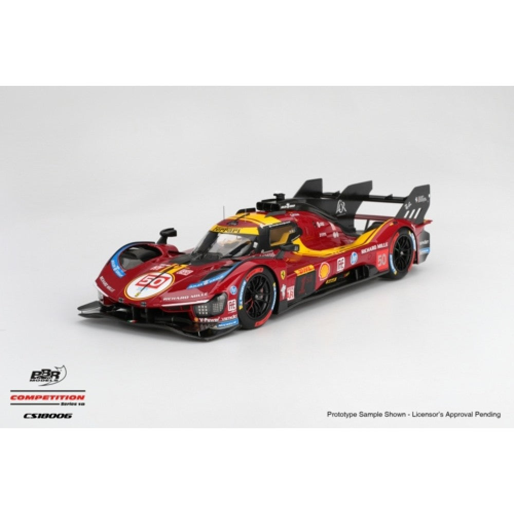 PRE ORDER STOCKS DUE DECEMBER 2025 / JANUARY 2026 1:18 BBR BBRCS18006 FERRARI 499P NO.50 FERRARI AF CORSE 2025 WEC QATAR 1812KM WINNER
