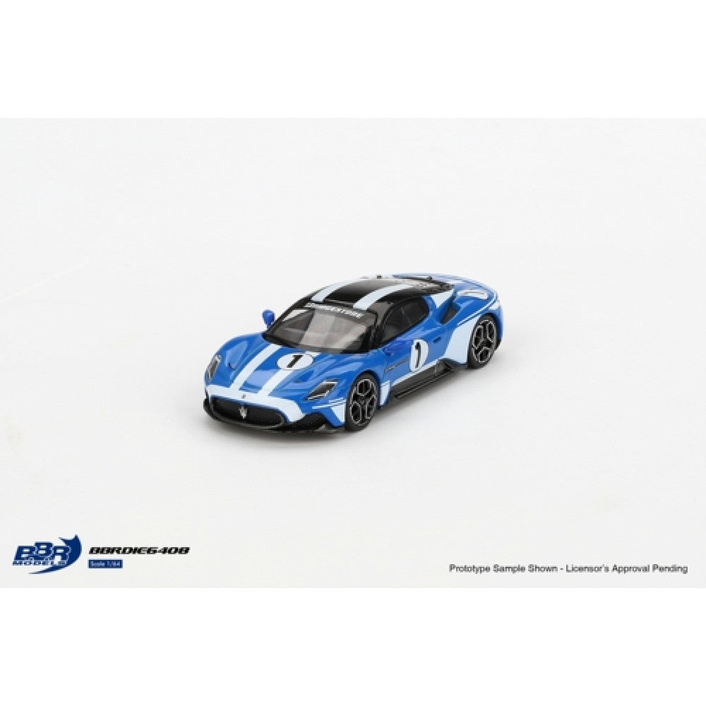 PRE ORDER STOCKS DUE MARCH / APRIL 2025 1:64 BBR BBRDIE6408 MASERATI MC20 NO.1 MASERATI PERFORMANCE EXPERIENCE