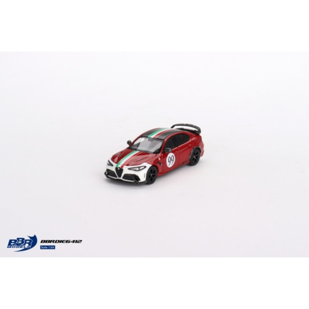 1/64 BBR BBRDIE6412 ALFA ROMEO GIULIA GTAM ROSSO GTA NO.99 CENTRO STILE LIVERY