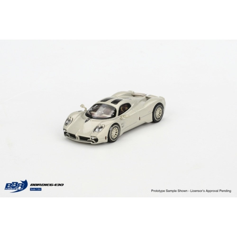 PRE ORDER STOCKS DUE MARCH / APRIL 2025 1:64 BBR BBRDIE6430 PAGANI UTOPIA PRESENTATION GRIGIO RINASCIMENTO