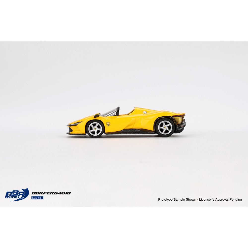 Available To Order – Ferrari Daytona Sp3 Giallo Modena 1:64 BBR Model Car (BBRFER64018)