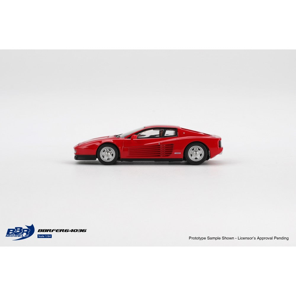 Pre-Order - 1:64 BBR 1987 Ferrari Testarossa Rosso Corsa BBRFER64036 Stocks Due Aug / Sept 2026