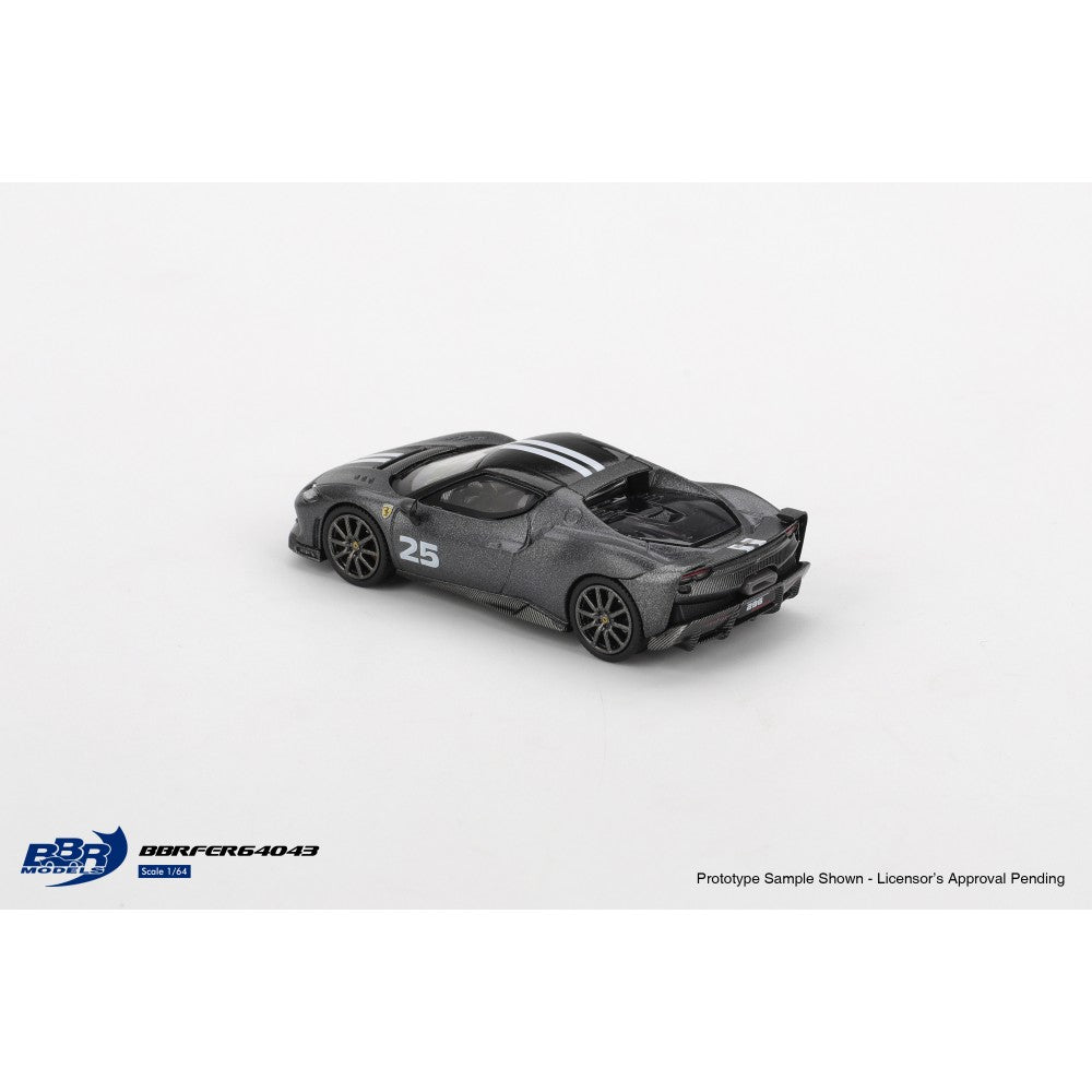 Pre-Order - 1:64 BBR Ferrari 296 Speciale Grigio Silverstone Opaco BBRFER64043 Stocks Due Aug / Sept 2026