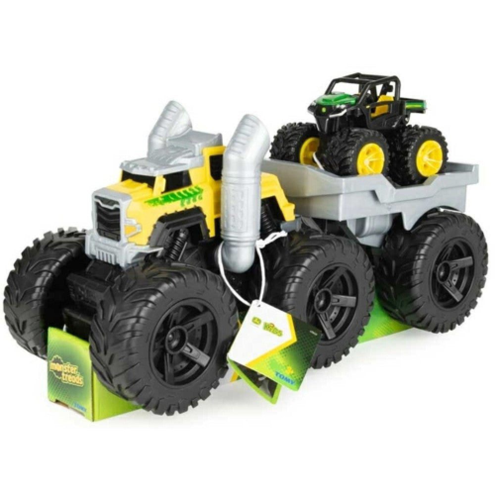 Available to Order – John Deere Monster Treads Roaring Rev up Hauler Monster Treads (autumn/winter 2024) Britain Farm Model (BF47640)